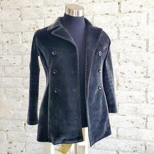 VTG Metallic Grey Rocker Blazer Womens Jacket Coat Grunge Casual SZ S Unisex
